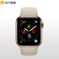 Apple Watch Series4 智能手表GPS+蜂窝网络款 44毫米金色不锈钢表壳搭配岩石色运动型表带