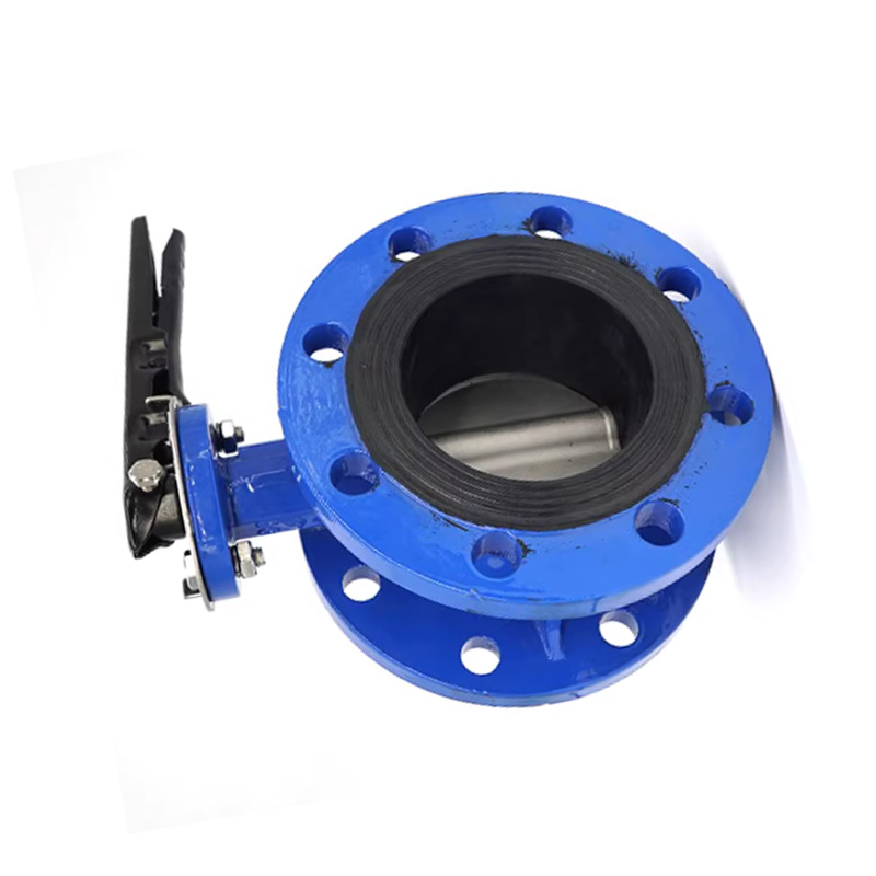 云型巨 手柄法兰蝶阀 D41X-16/DN150 个高清大图