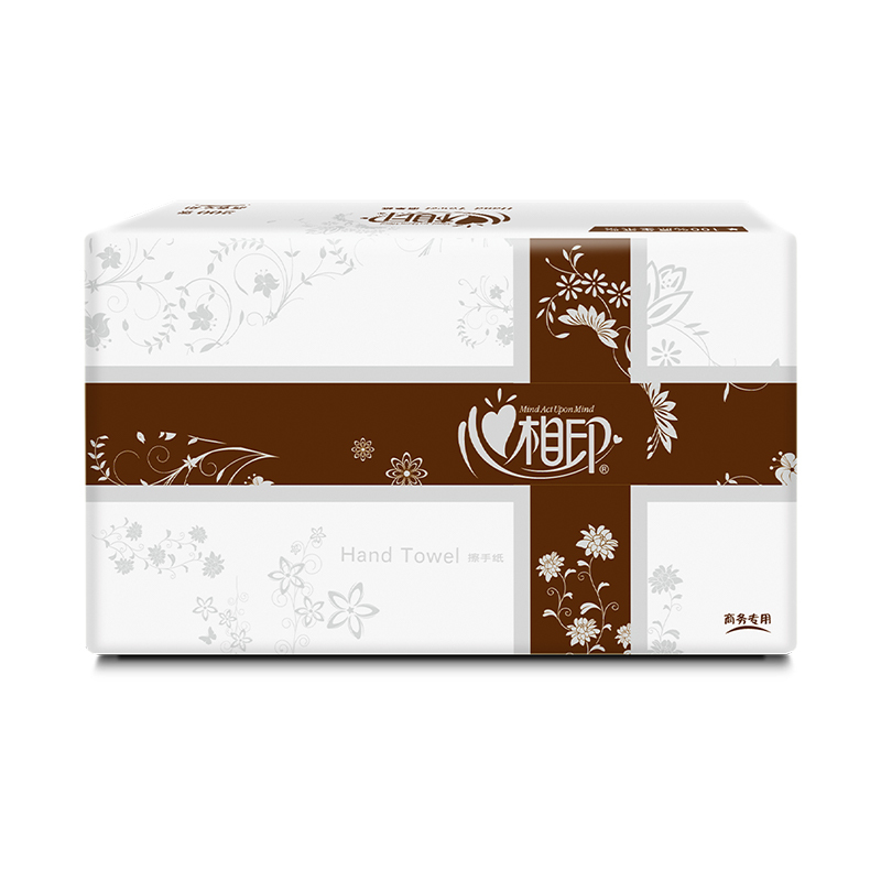 心相印擦手纸抽取式纸巾20包200抽酒店商用抹手纸卫生纸抹手纸CS005