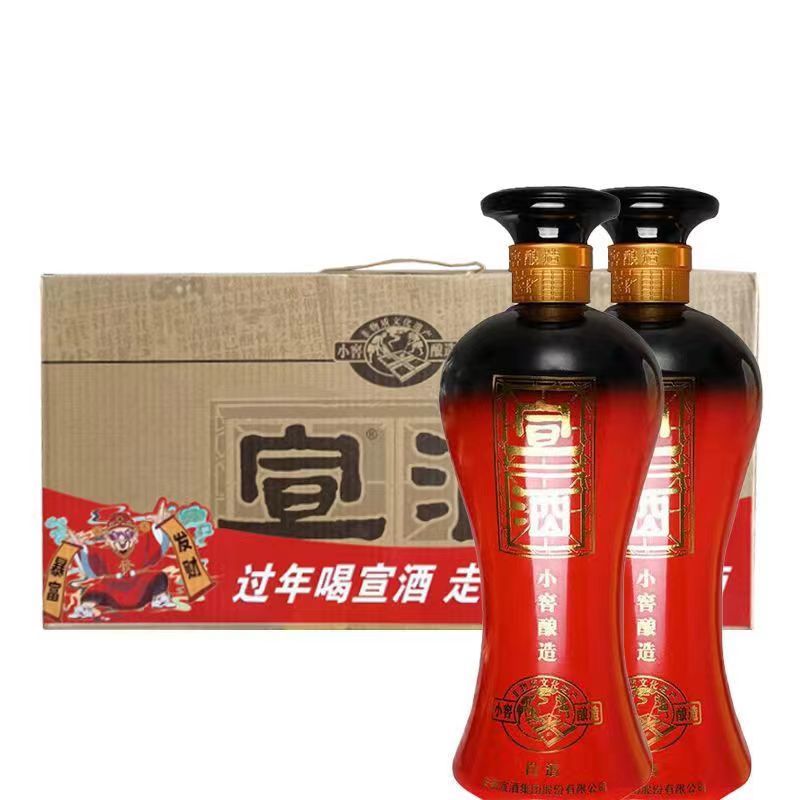 宣酒5年国产白酒425ml4瓶整箱装40度浓香型白酒小窖酿造纯粮酒