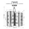 美厨 304不锈钢筷笼筷子筒 加厚沥水置物筷子架两件套 MCKL-02