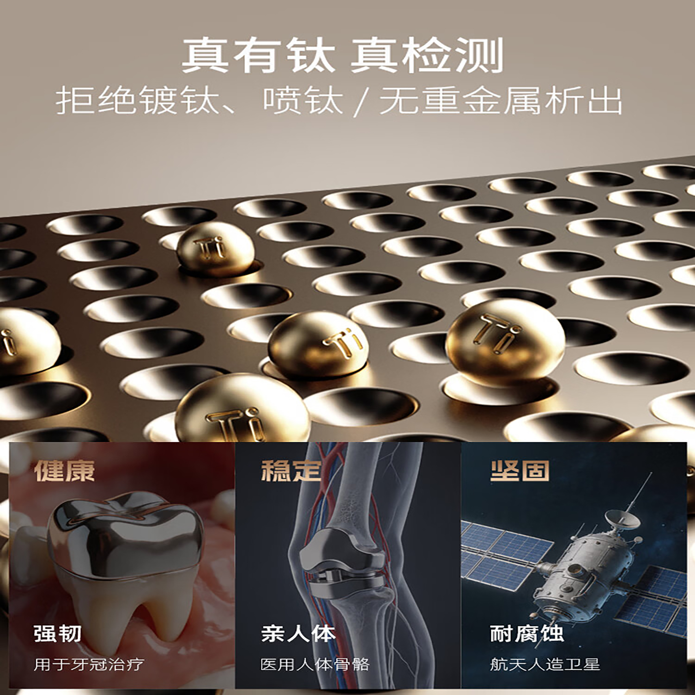 康巴赫316不锈钢不粘锅家用炒锅电磁炉通用无涂层物理不粘锅具厨房烹饪神器高清大图