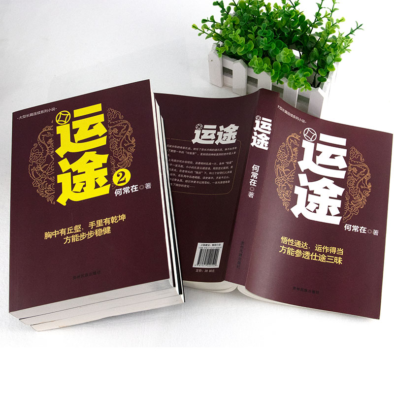 [醉染正版]何常在 运途1234共4册套 何常在官场小说胜算问鼎作者又一力作官场政商小说 运途全集二号首长规矩高参位子靠高清大图