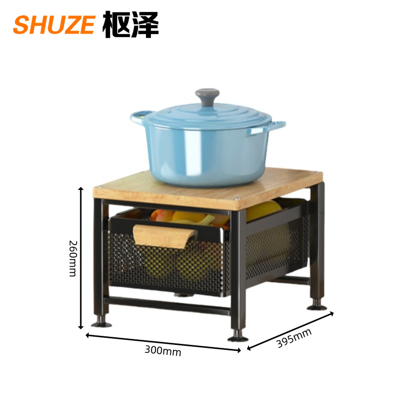 枢泽 厨房置物架 两层 个高清大图
