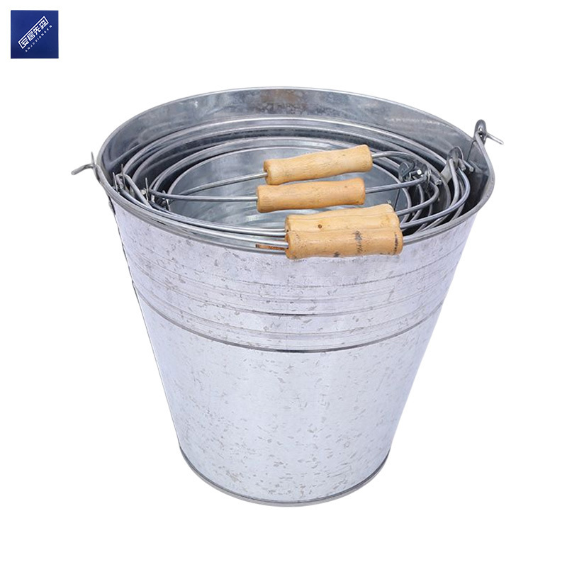 安居先森镀锌铁皮手提水桶 6L