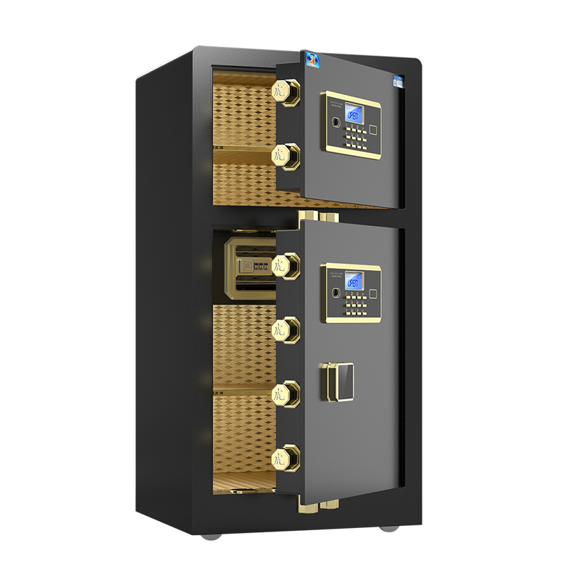 虎牌tiger保险柜家用办公3c认证 fdg-a1/d100 1米高指纹保险箱/柜家用