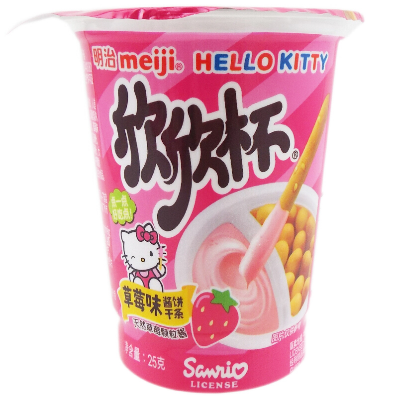 明治草莓味欣欣杯25g