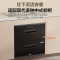 海尔消毒柜ZQD115F-12LCS 115升嵌入式光波巴氏消毒 60℃恒温杀菌 触摸屏钢化玻璃面板 二星级消毒大容量