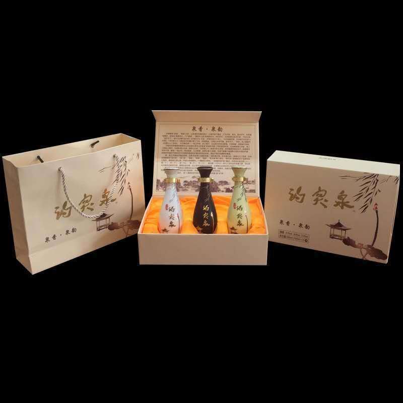 山东特产 鲁酒 趵突泉 泉香旅游酒3*100ml