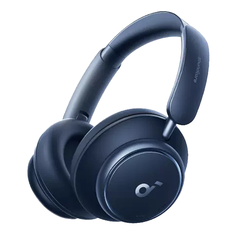声阔Soundcore Space Q45声阔头戴式无线蓝牙耳机三重动态滤噪适用苹果/华为手机月夜蓝
