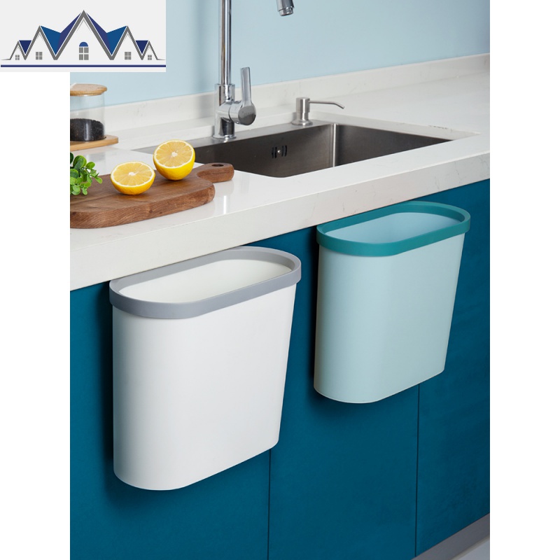 厨房垃圾桶挂式家用橱柜可壁挂式无盖塑料大号收纳桶分类杂物桶_1_329高清大图