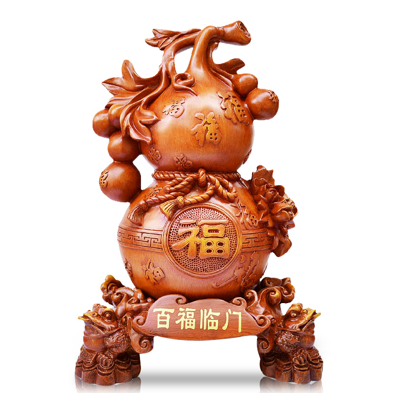 美帮汇百福临葫芦摆件工艺品 家居客厅玄关装饰品摆设高清大图