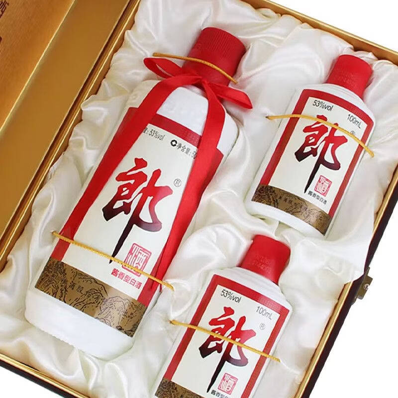 郎牌郎 子母郎礼盒装 500ml+100ml*2瓶 酱香型 53度高清大图