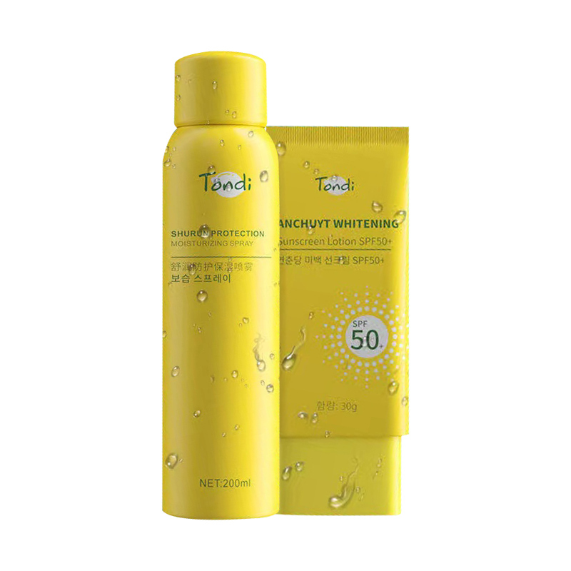 Tondi舒缓防护保湿喷雾200ml+美白防嗮乳SPF50+30ml
