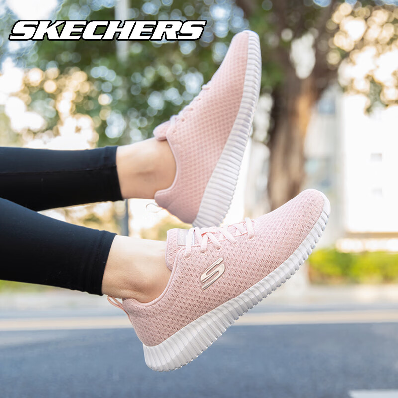 斯凯奇 女 跑步鞋 7/24 8730031-ROS高清大图