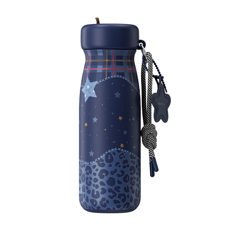 世大家 solo保温杯580ml银河豹力(蓝)