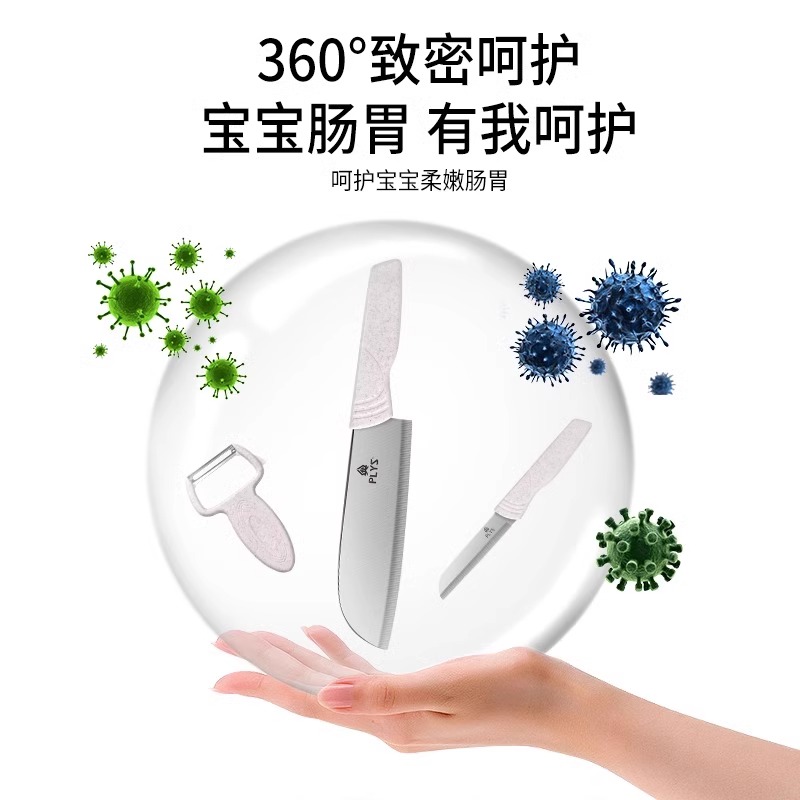 宝宝辅食可收纳案板菜刀工具户外厨具刀具宿舍全套装W8169高清大图