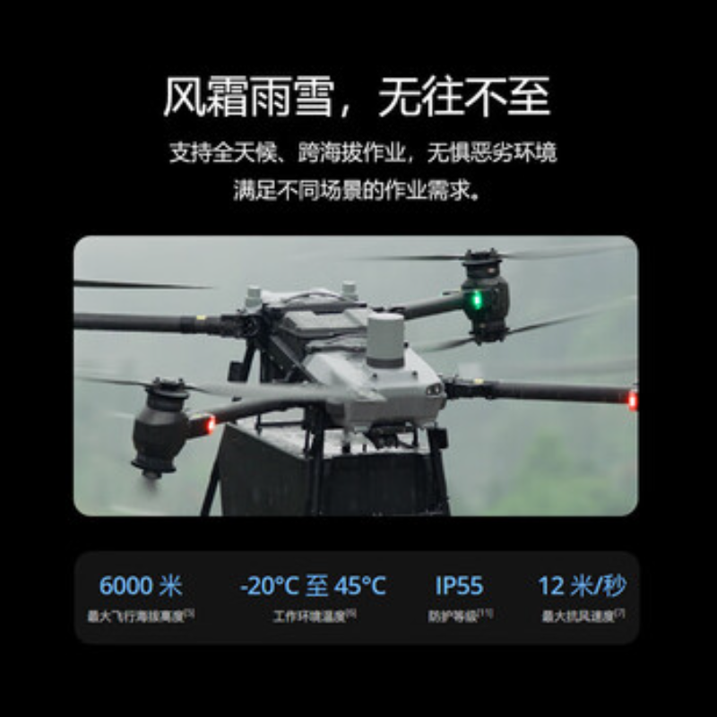 大疆创新(DJI) 入门级机空吊运载机FlyCart30系留150米高清大图
