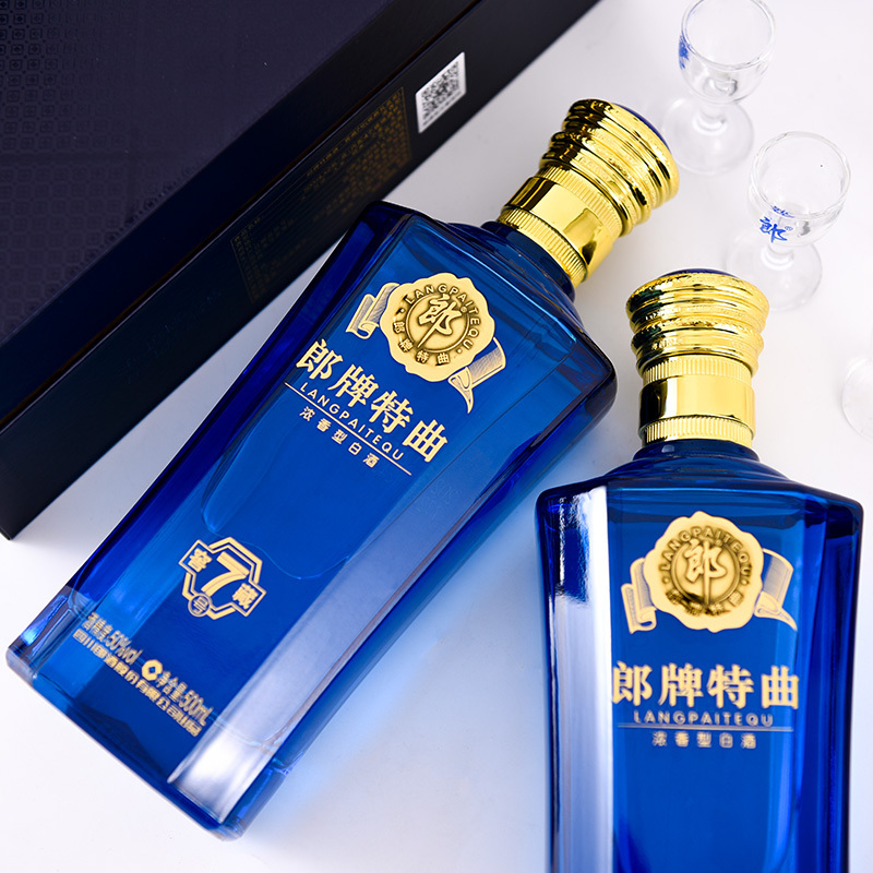 [郎酒旗舰店窖藏]郎酒郎牌特曲窖藏7号500ml*2瓶礼盒装50度浓香型白酒年货送礼纯粮食酒