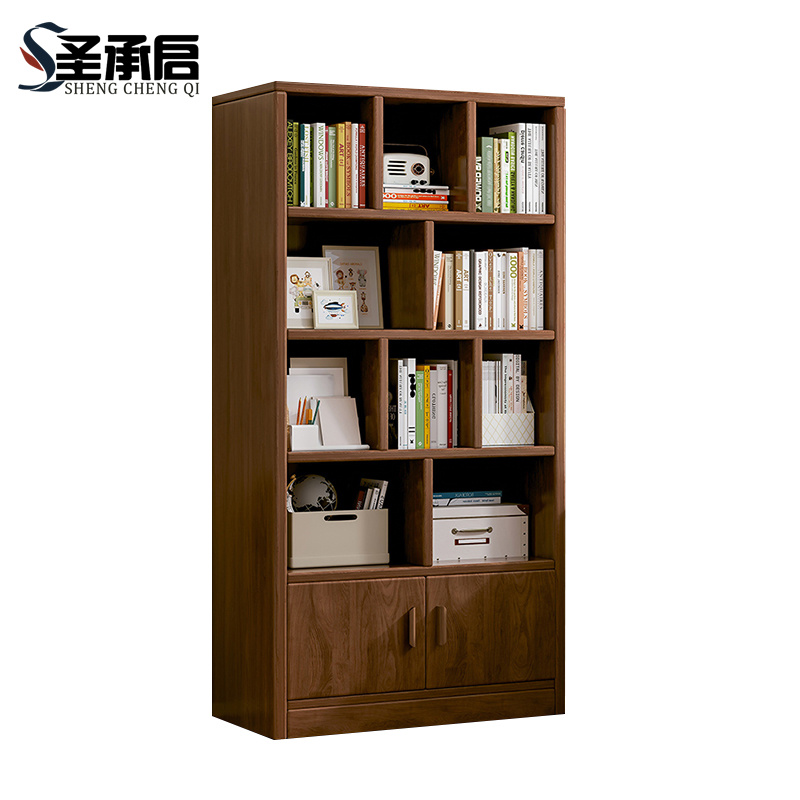 圣承启 木质书架 80cm 个