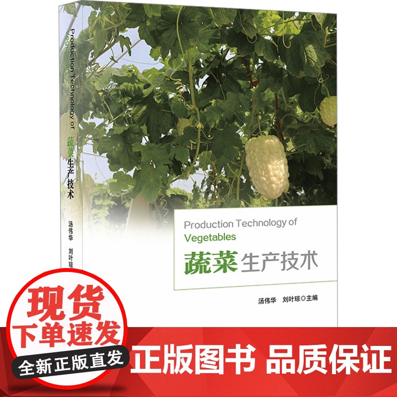 蔬菜生产技术 汤伟华,刘叶琼 编 大学教材大中专 正版图书籍 中国财富出版社有限公司高清大图