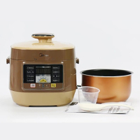 美的（Midea） 电压力锅 迷你家用2.5L 小型2-5人 MY-SS2501P 茶色
