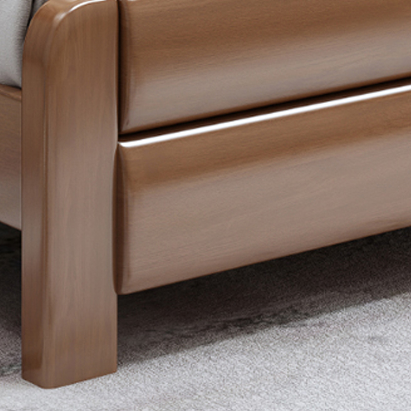 臻远ZY-SMC-130 现代简约实木床双人床 1.5米简约床高清大图