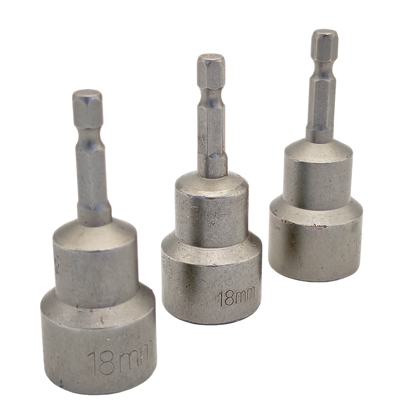 梦涵杰 六角批头强磁套筒 18mm 套