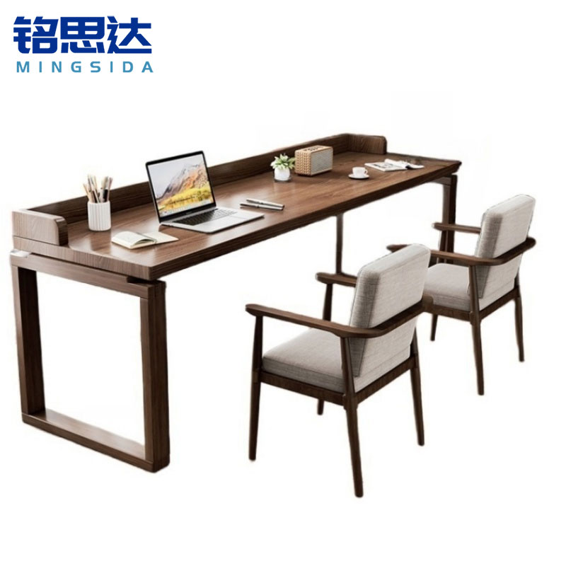 铭思达书桌1.8米一桌两椅套高清大图
