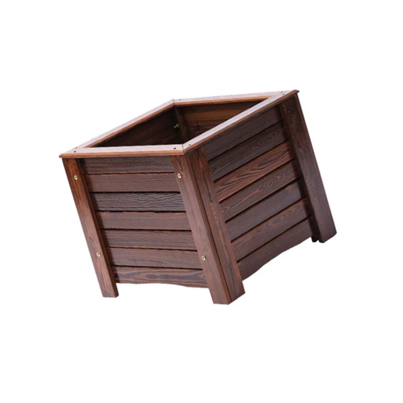 安虎 户外防腐木花箱 70*70*62cm 个高清大图