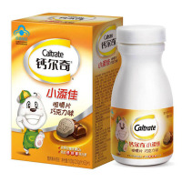 钙尔奇(Caltrate) 小添佳咀嚼片钙片 儿童补钙钙片 补锌补铜补充多种矿物质及维生素D 100g/50片/瓶