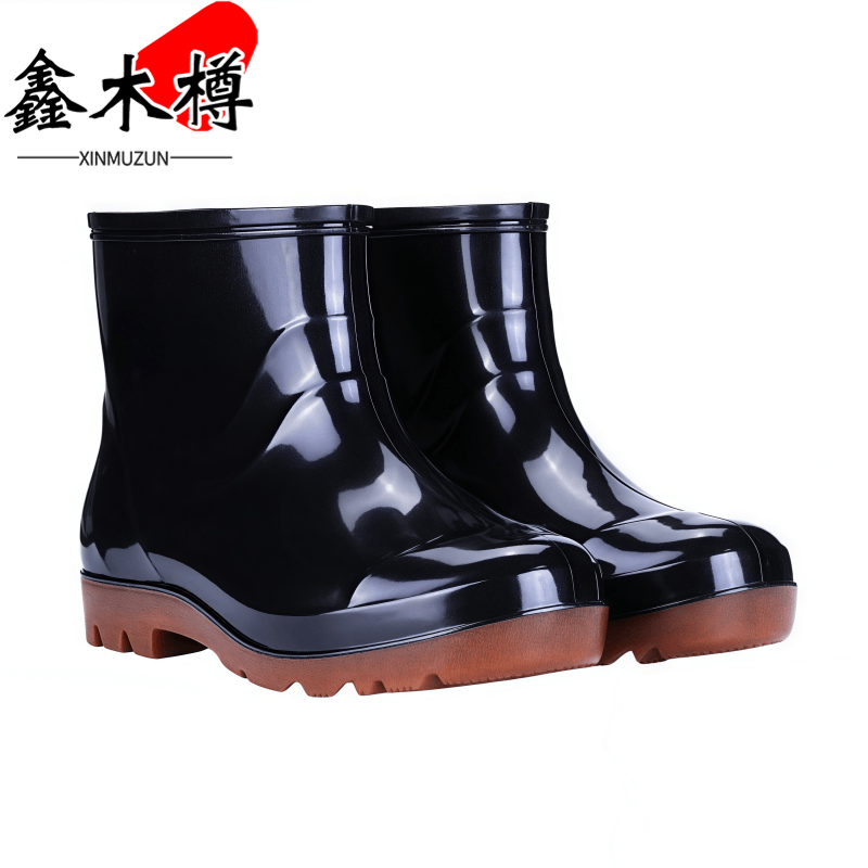 鑫木樽胶鞋低筒双高清大图