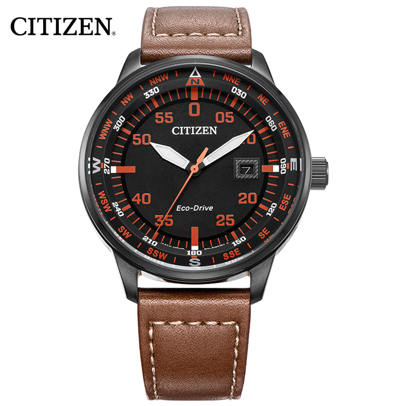 西铁城(CITIZEN)休闲复古男表BM7395-11E
