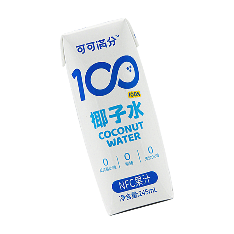 可可满分 100%椰子水245ml*10瓶