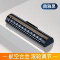 挪车电话牌车用车载临时停车号码移车牌摆件汽车用品车上大全车 升级款雅典黑航空合金+滚轮调节