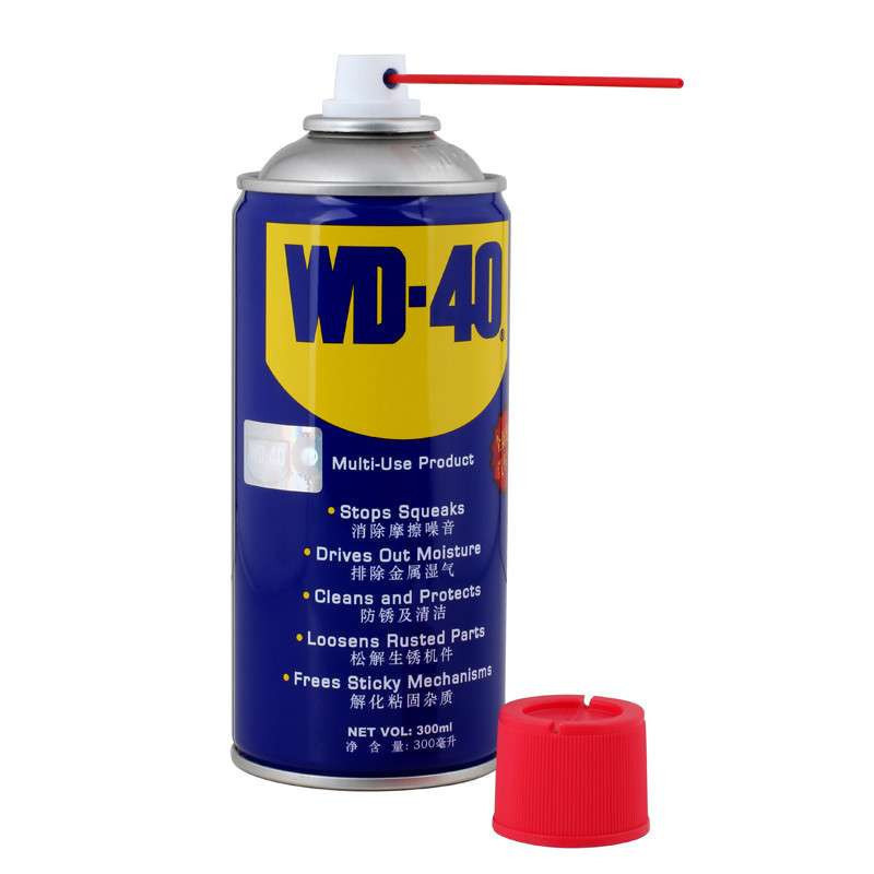 WD-40除锈去锈神器润滑剂金属强力WD40去绣清洗液螺丝松动防锈油喷剂除锈剂300ml