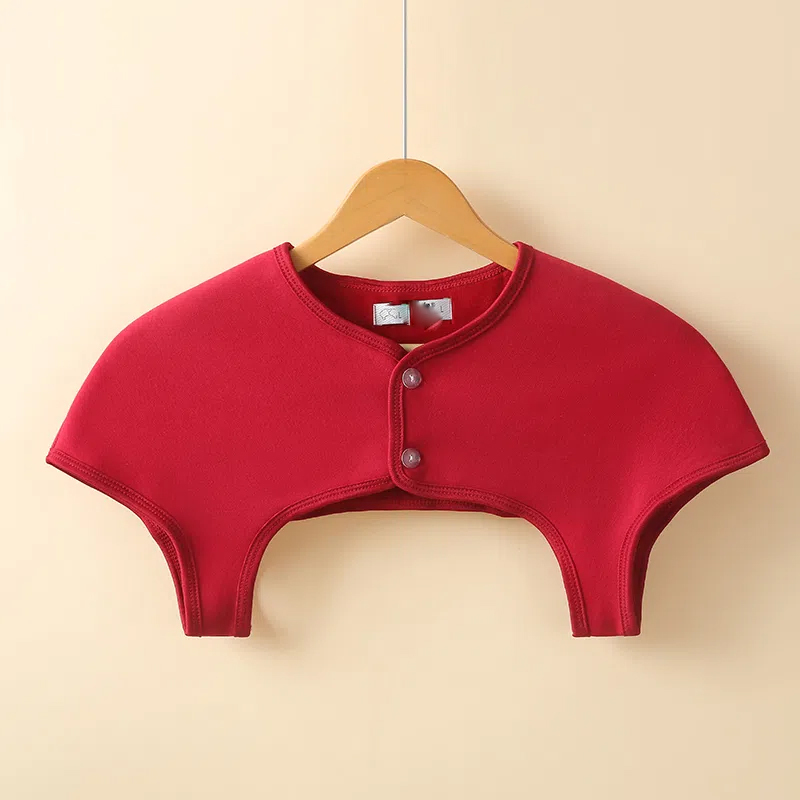 棉质护肩神器中老年保暖夜用防寒半截马甲男女晚上睡觉护肩膀坎肩烈珺