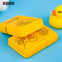 ZIPPO正版原装之宝男士个性芝宝暴富鸭纯铜创意个性定制zppo男士煤油防风火机