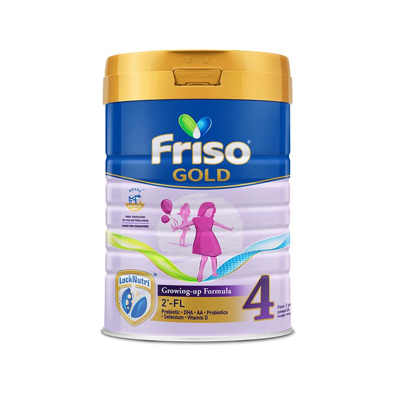 原装进口港版升级新加坡美素佳儿Friso金装婴幼儿配方奶粉4段(3岁以上)900g图片
