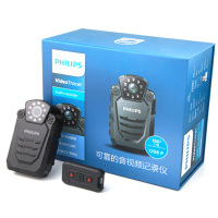 飞利浦(PHILIPS)VTR8200 便携音视频执法记录仪 1296P高清摄像机 录音笔 拍照 激光定位