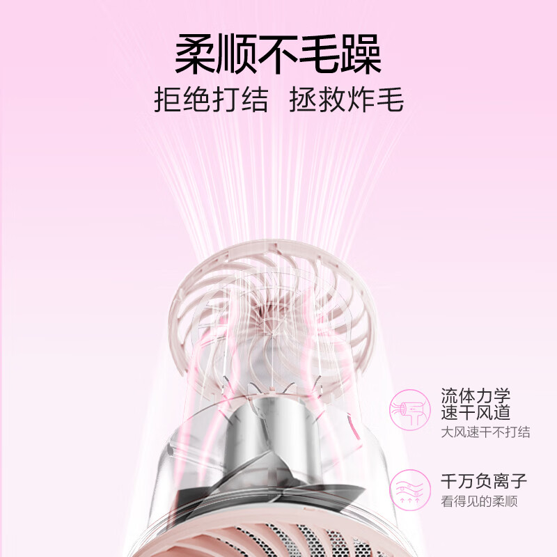 素士SOOCAS负离子高速干发电吹风S10静音智能恒温护发科技紧凑便携设计