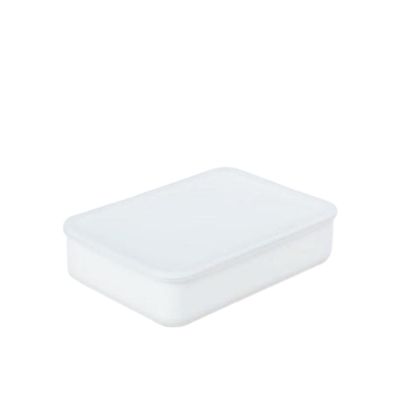 禧天龙(Citylong)H-7703素色收纳盒3个装(白) 带盖长方形储物盒子办公桌整理盒零食杂物收纳盒高清大图