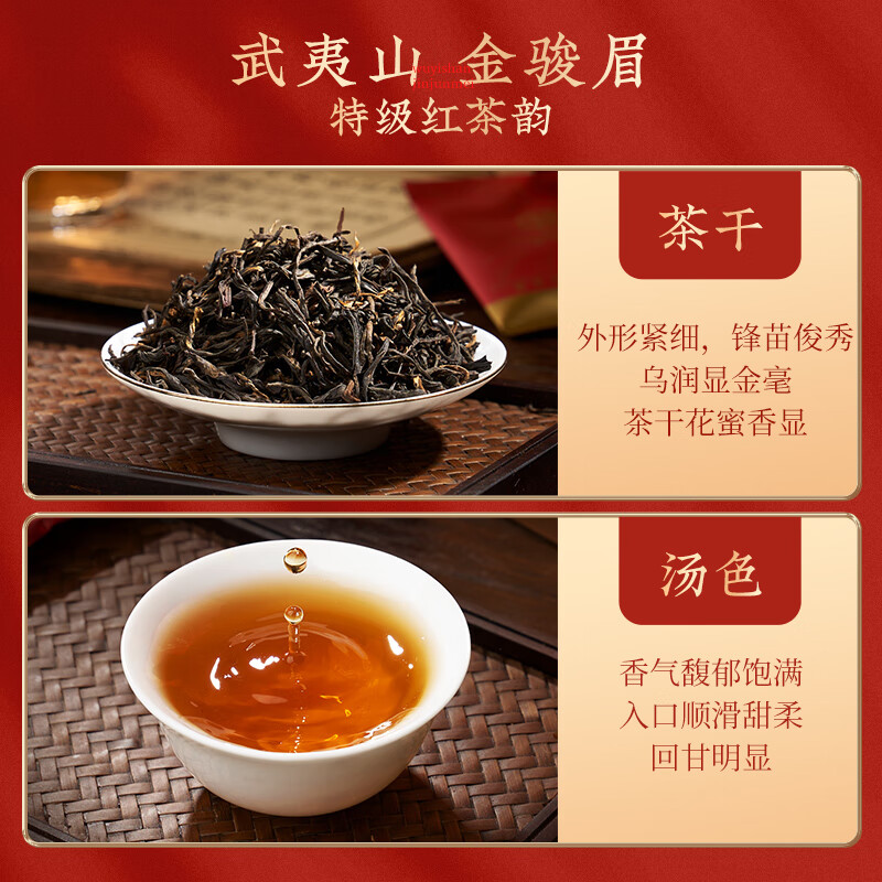 华祥苑 EMPEREUR华祥庄园-264g星想福至金骏眉+大红袍+清香铁观音组合高清大图
