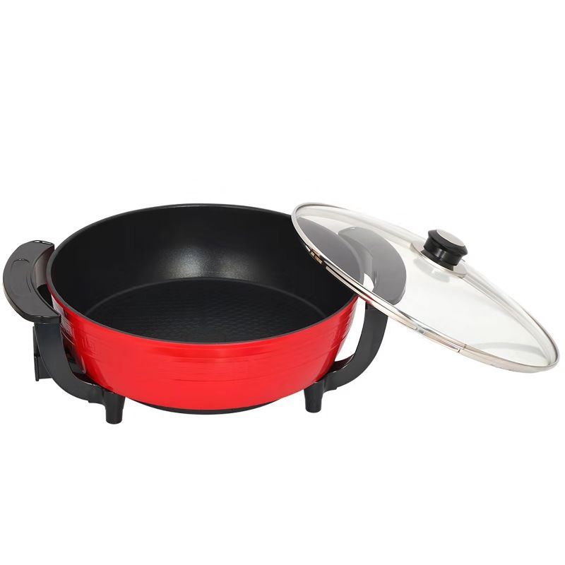 电热锅电火锅大容量电蒸锅宿舍锅学生电煮锅炖锅30平底锅1500瓦6升