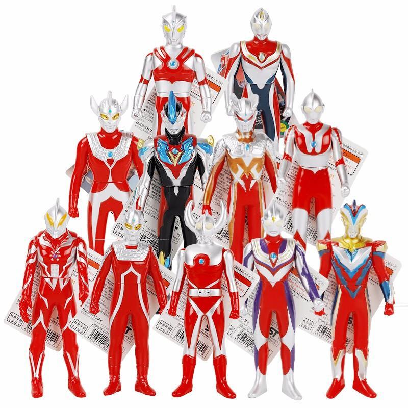 大号奥特曼玩具人偶软胶套装全身可动捷德赛罗贝利亚玩偶全套男孩玩具