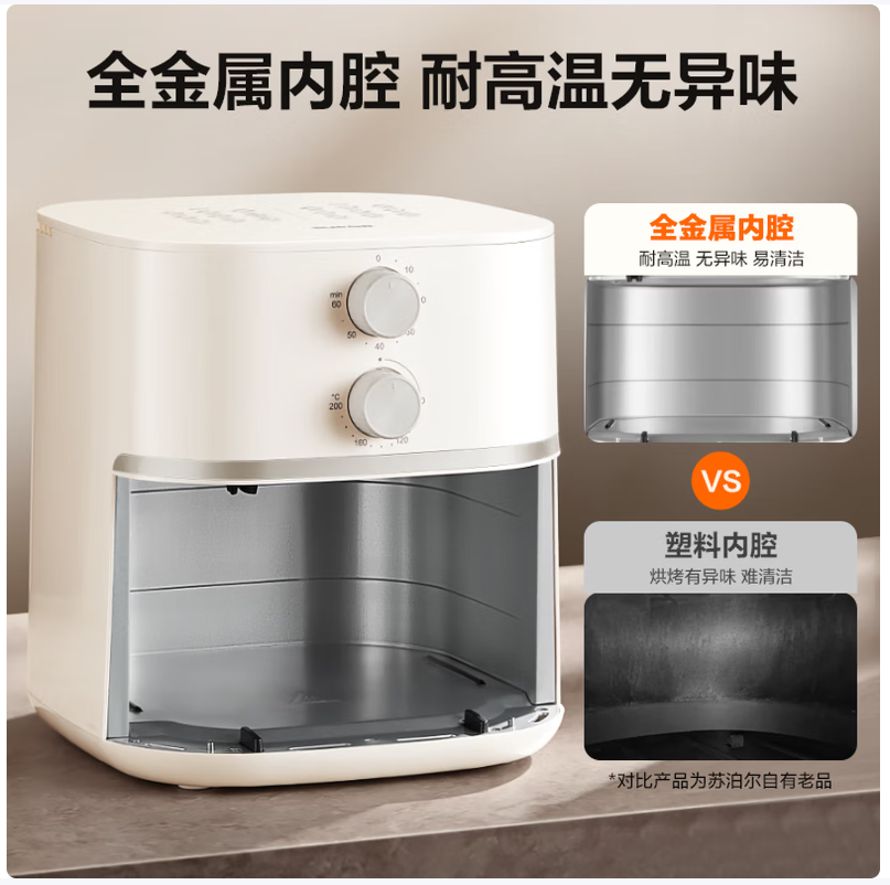 苏泊尔智能控温电炸锅多功能健康烹饪不粘内胆家用厨房神器高清大图