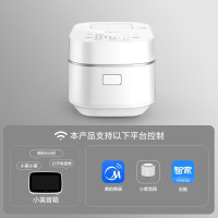 美的(Midea) 智能家电触控家用电饭煲 IH加热 3L精钢厚釜电饭锅智能 白色