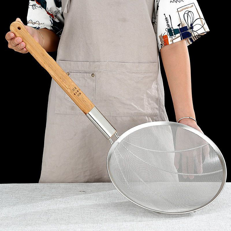 橙亿鸿 密网长柄油炸漏勺 直径28cm/把高清大图