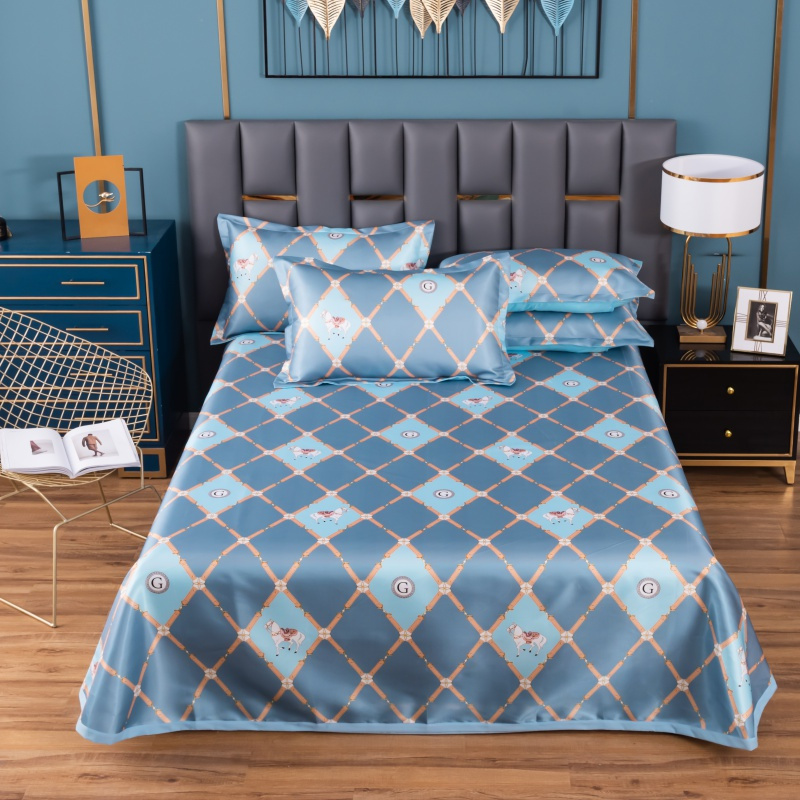 南极人nanjiren冰丝凉席三件套床单可水洗可折叠18m床夏季15米空调席