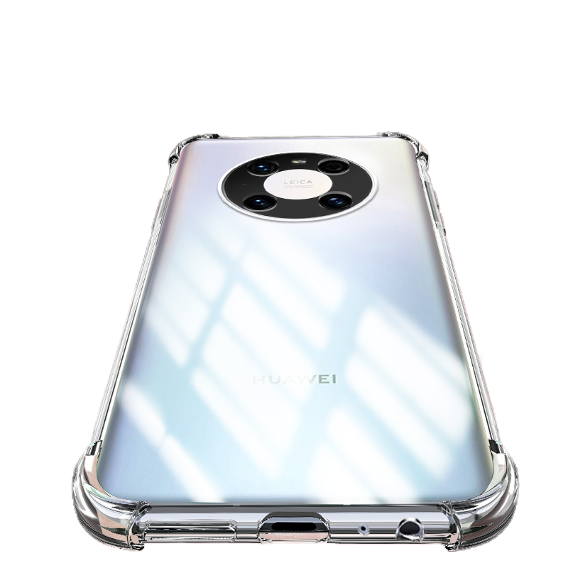 华为mate40pro手机壳华为mate40pro手机保护壳套透明硅胶全包防摔气囊